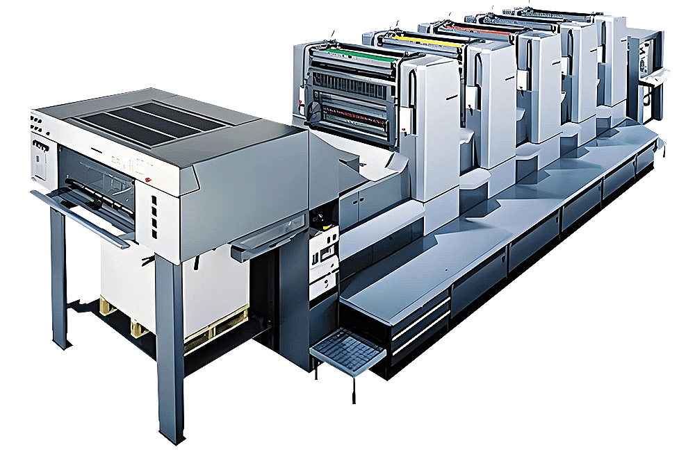 JCL Packaging factory with Heidelberg press line